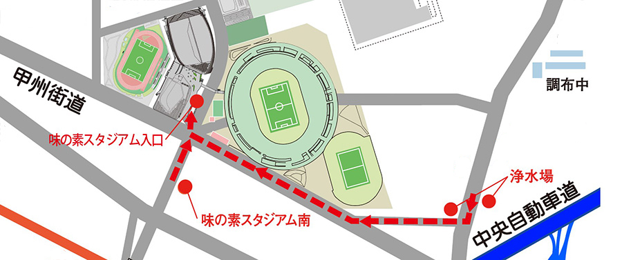 バス利用のご案内 アクセス 武蔵野の森総合スポーツプラザ